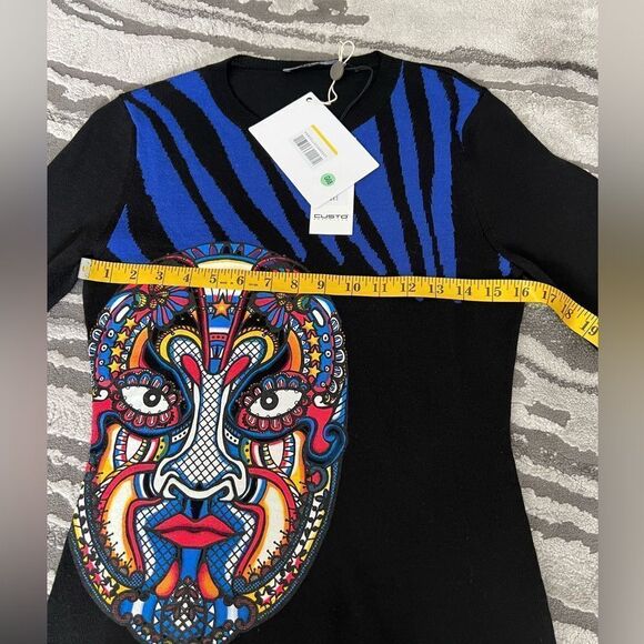 Custo Barcelona Wool Long Sleeve Mini Dress - Picture 12 of 14